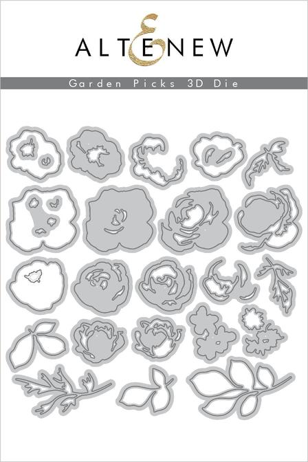 Altenew - Garden Picks 3D Die Set -out of stock