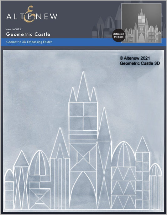 Altenew - Geometric Castle 3D Embossing Folder*