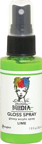 Dina Wakley Gloss Spray - Lime