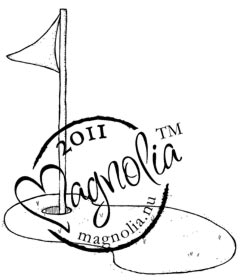 Magnolia Rubber Stamps - Golf Flag*