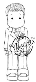 Magnolia Rubber Stamps - Groom Edwin*