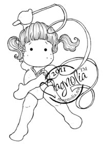 Magnolia Rubber Stamps - Gymnastics Tilda*