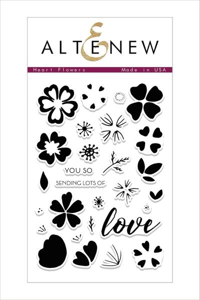 Altenew - Heart Flowers stamp set.