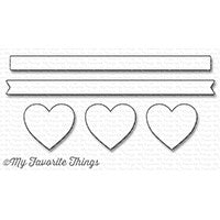 My Favorite Things - Dienamics Hearts in a Row Horizontal............