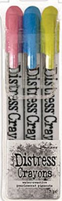 Tim Holtz Distress Holiday Pearl Crayon Set 2