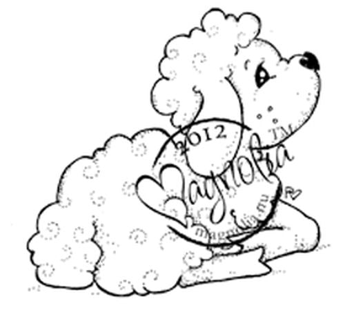 Magnolia Rubber Stamps - Holy Lamb