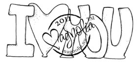 Magnolia Rubber Stamps - I Love You*