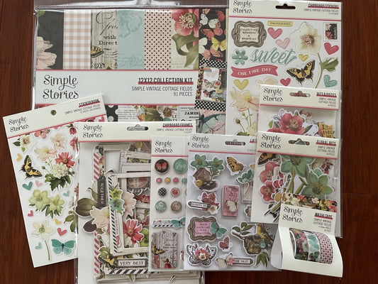 Simple Stories - Simple Vintage Cottage Fields collection