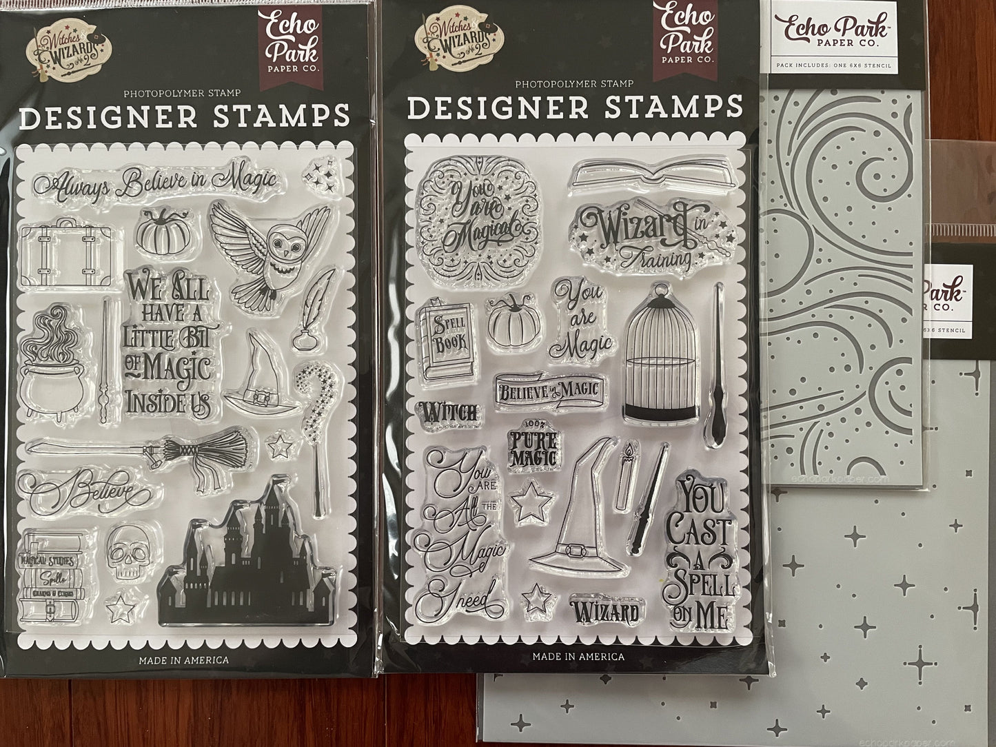 Echo Park - Witches & Wizards Stamp & Stencil Collection 2