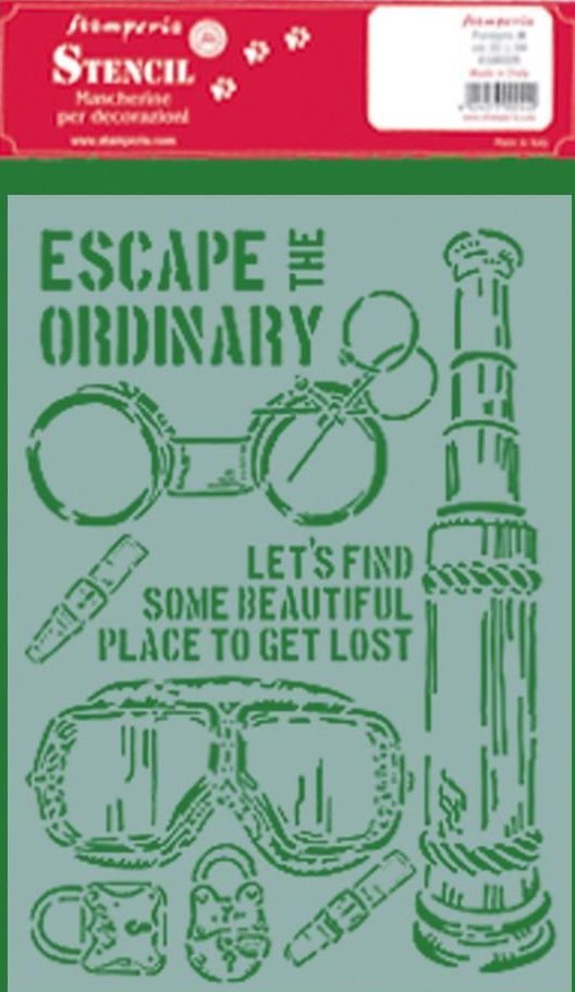 Stamperia - KSG456 Escape The Ordinary, Lady Vagabond Stencil