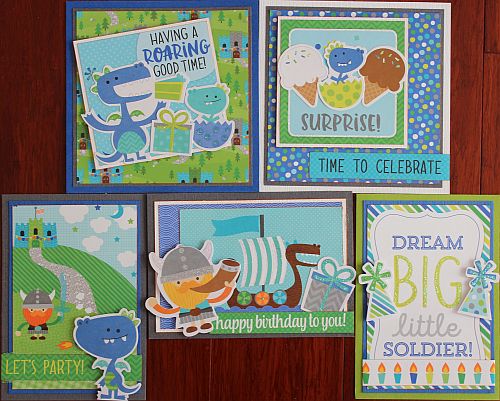 MC&S Card Kit - Doodlebug - Dragon Tales Kit 2