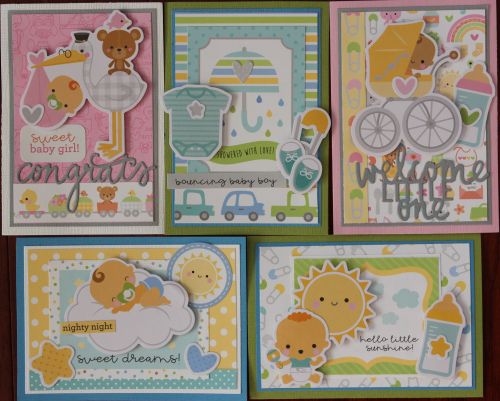 MC&S Card Kit - Doodlebug Bundle of Joy - Kit 7 Card set