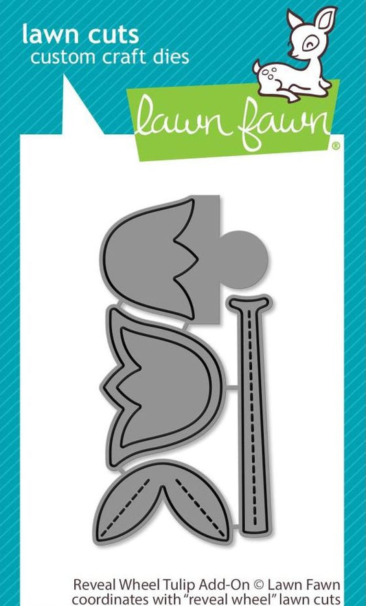 Lawn Fawn 2252 Reveal Wheel Tulip Add-on die