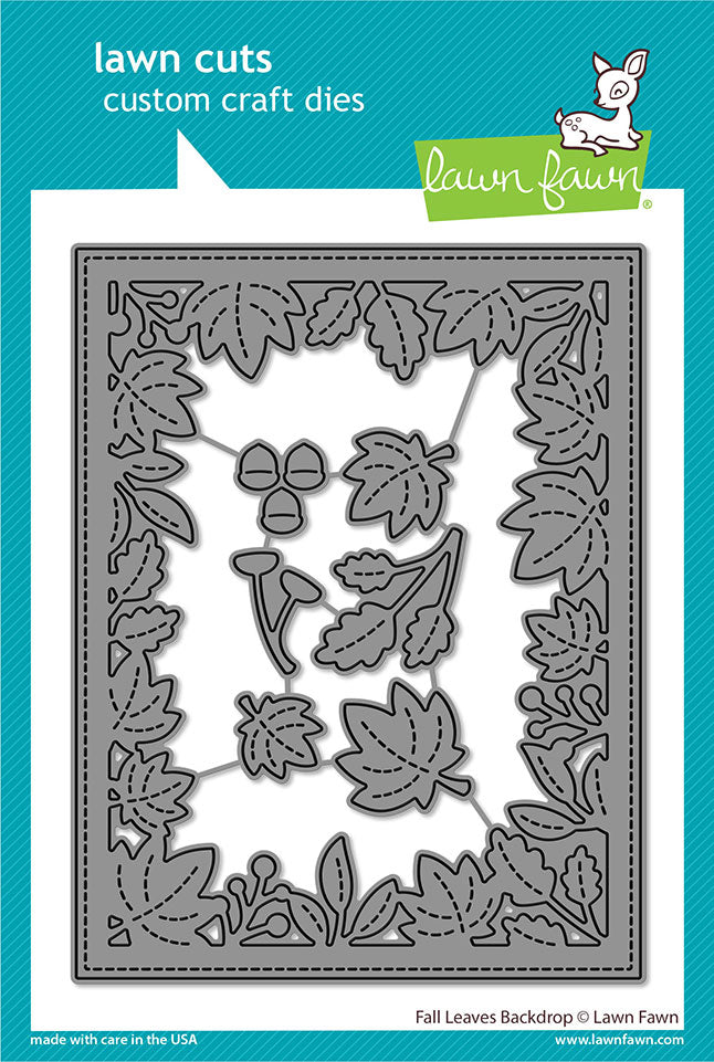 Lawn Fawn - LF2703 Fall Leaves Backdrop die set