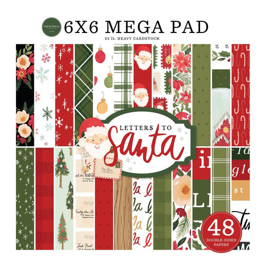 Echo Park - LS155031 Letters To Santa Double-Sided Mega 6x6" Pad