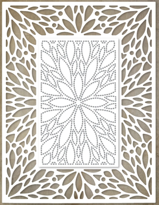 Paper Rose Studio - Leaf Burst Rectangle - out of stock