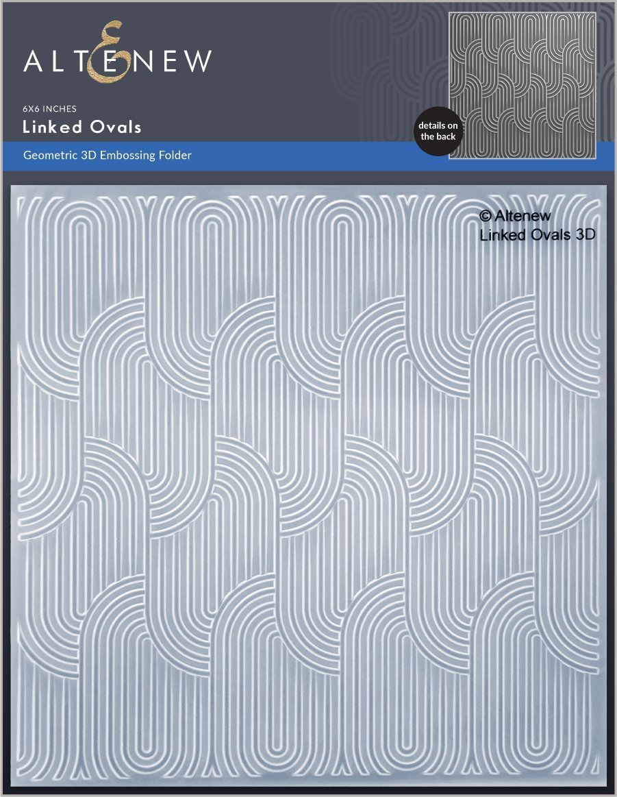 Altenew - Linked Ovals 3D Embossing Folder * sold out