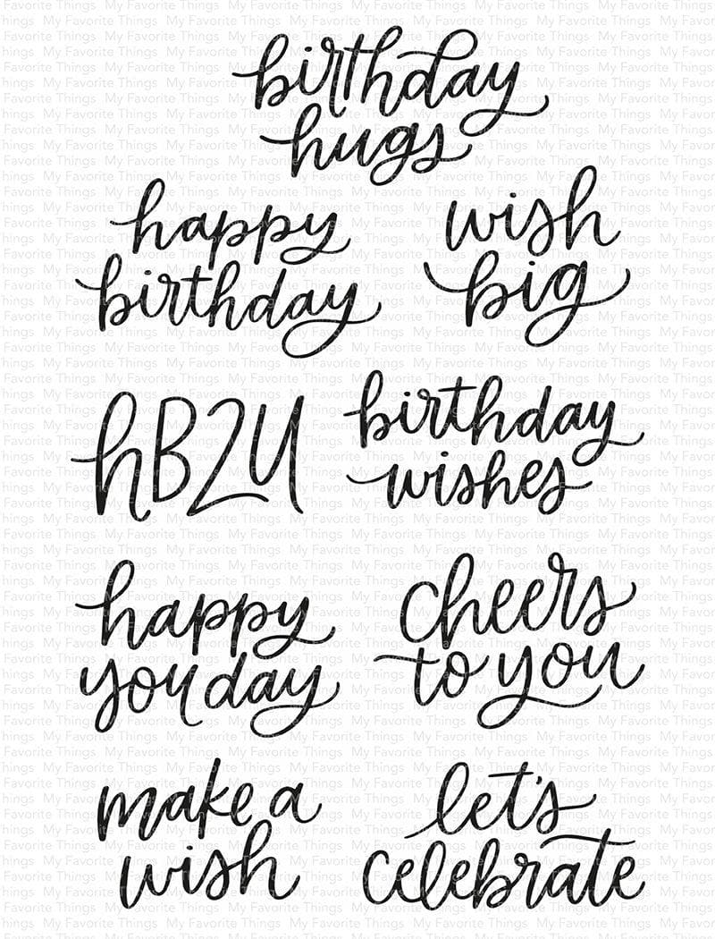 My Favorite Things - Mini Birthday Messages