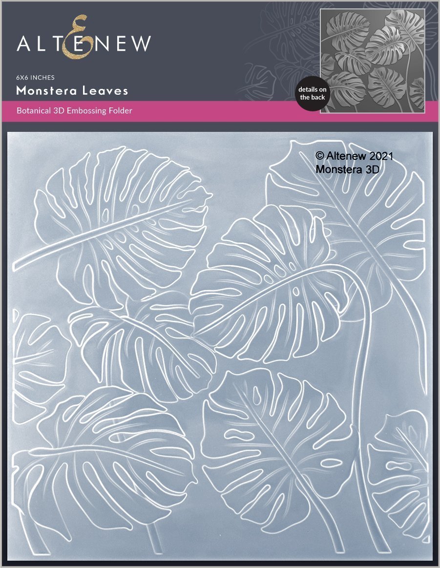 Altenew - Monstera Leaves 3D Embossing Folder