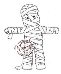 Magnolia Rubber Stamps - Mummy Edwin*