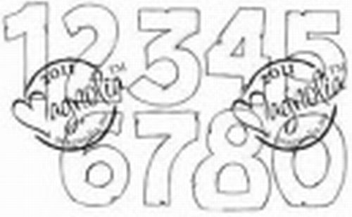 Magnolia Rubber Stamp - Numbers