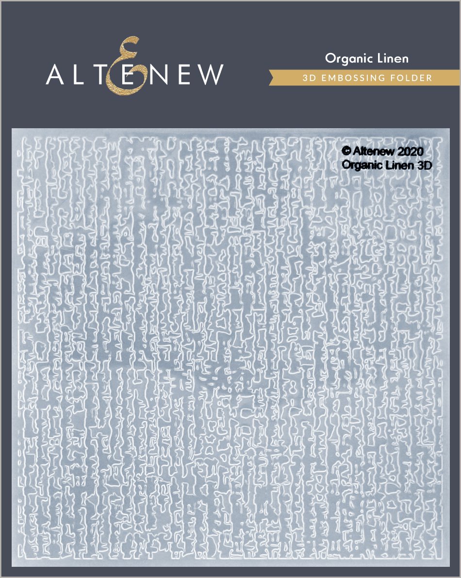 Altenew - Organic Linen 3D Embossing Folder- sold out