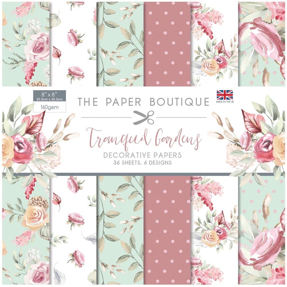 The Paper Boutique - PB1410 Tranquil Garden 8x8 paper