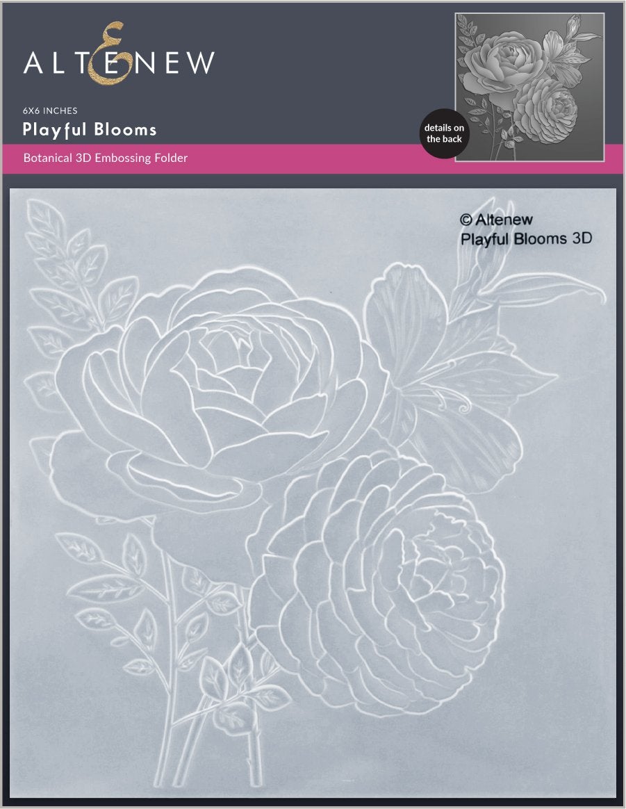 Altenew - Playful Blooms 3D Embossing Folder