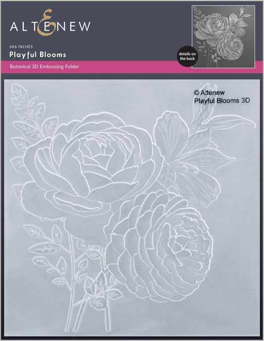 Altenew - Playful Blooms 3D Embossing Folder