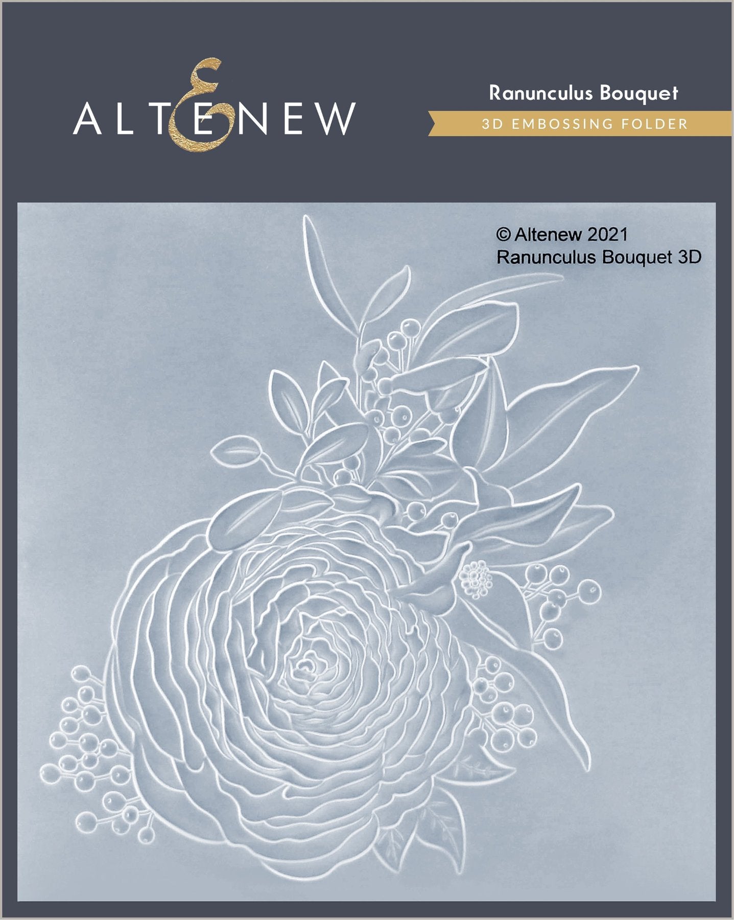 Altenew - Ranunuculus Bouquet 3D Embossing Folder