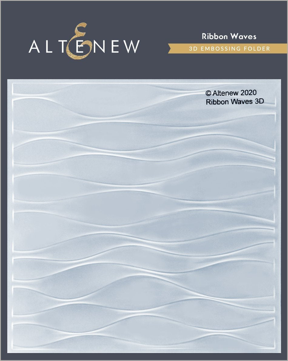 Altenew - Ribbon Waves 3D Embossing Folder