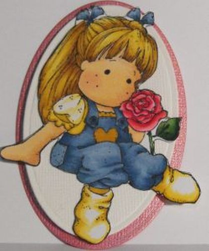 Magnolia Rubber Stamp - Rose Scent Tilda