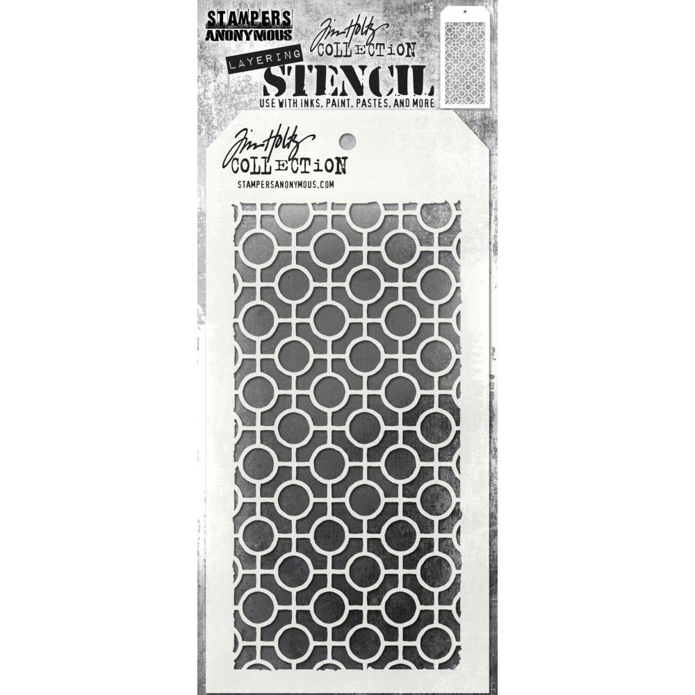 Tim Holtz S159 Linked Circles Layering Stencil