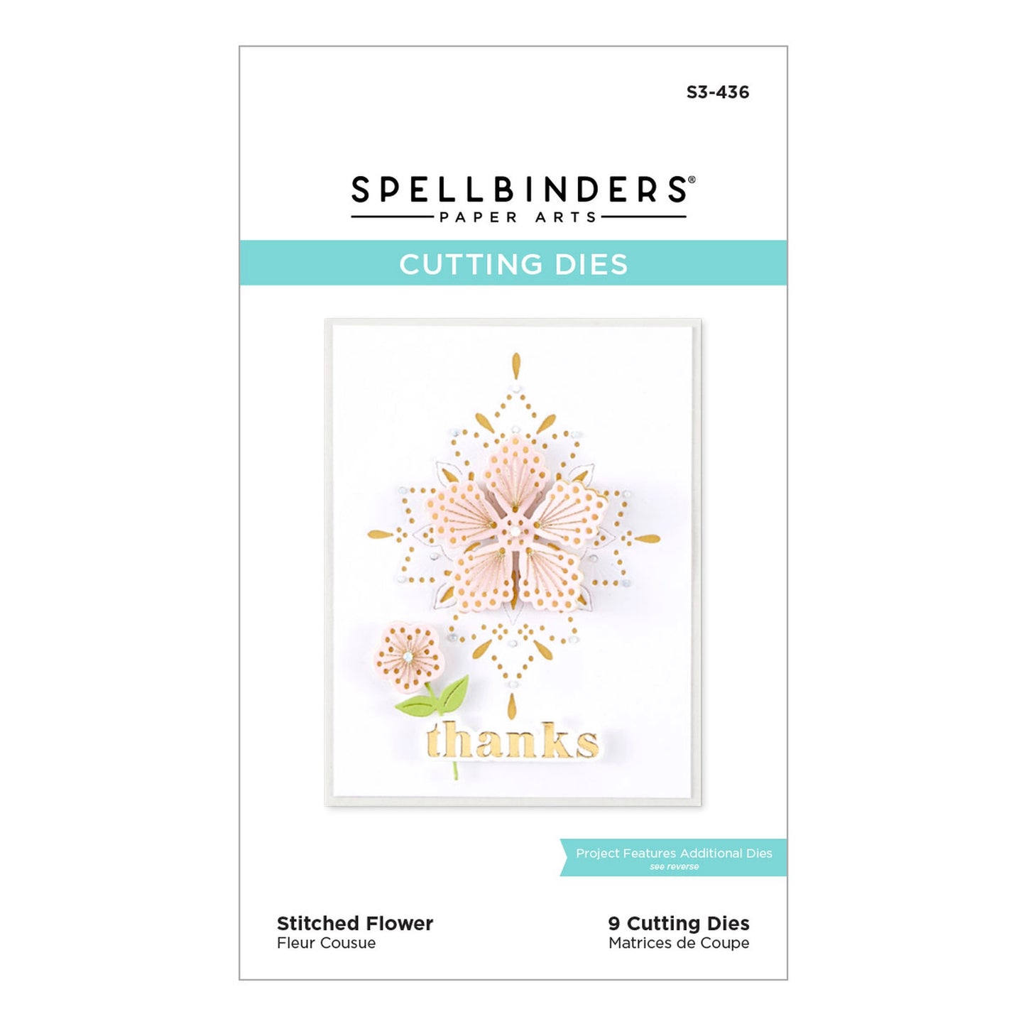 Spellbinders - S3-436 Stitched Flower - sold out