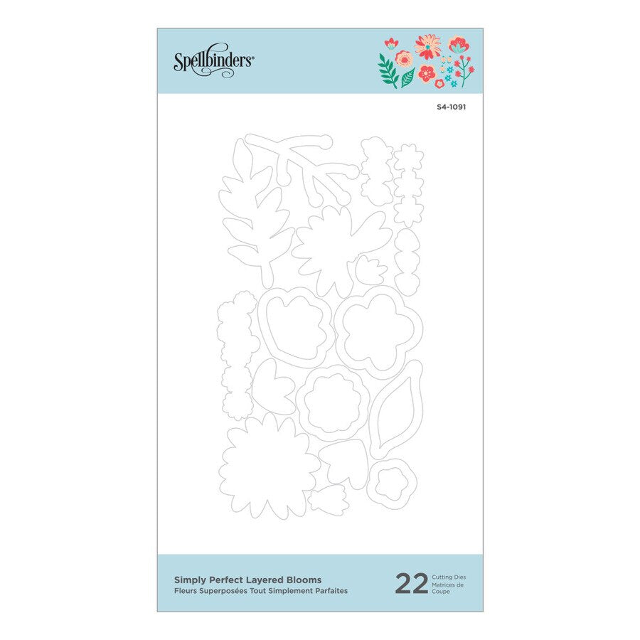 Spellbinders - S4-1091 Simply Perfect Layered Blooms Out of Stock