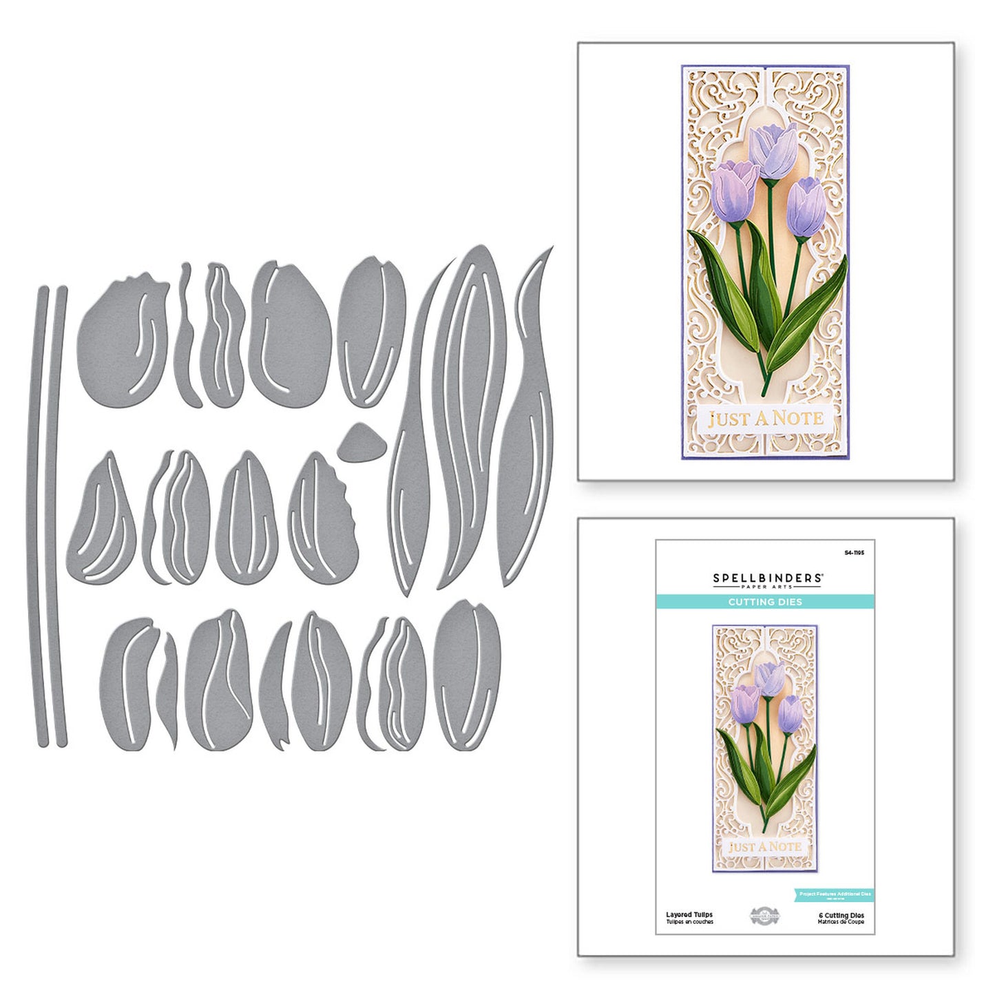 Spellbinders - S4-1195 Layered Tulips......