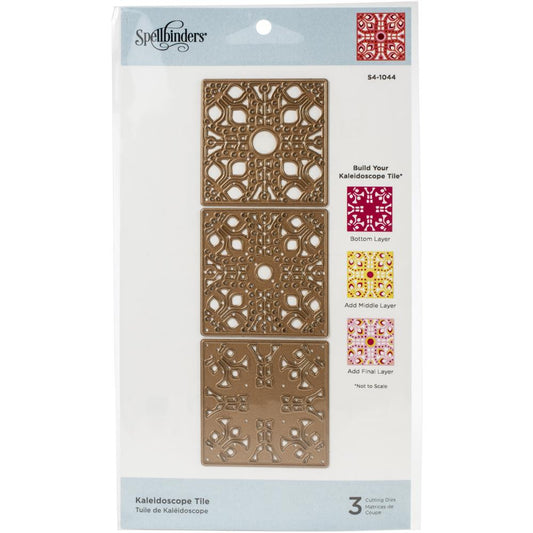 Spellbinders - S4-1044 Etched Dies - Kaleidoscope Tile