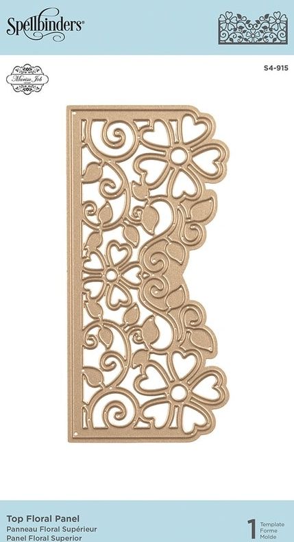 Spellbinders - S4-915 Top Floral Panel - out of stock