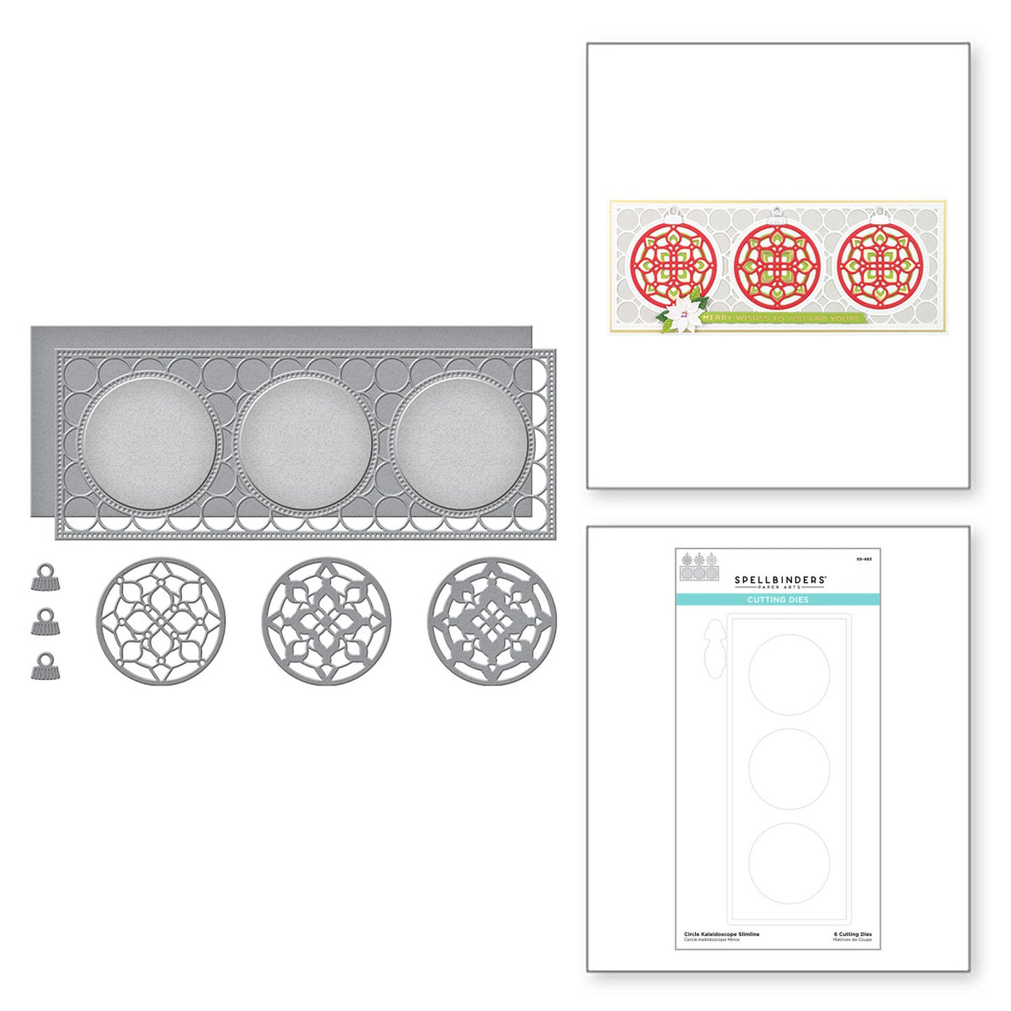 Spellbinders S5-463 Circle Kaleidoscope Slimline Die