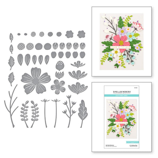 Spellbinders - S5-502 Be Bold Blooms