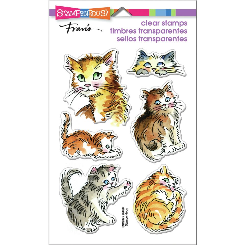 Stampendous - SSC2025 - Kitty Mischief stamp set