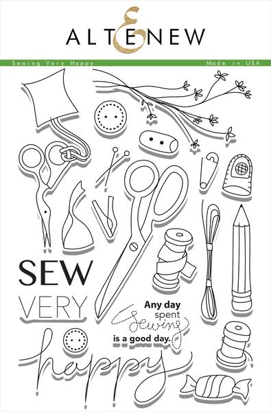 Altenew - Sew Very Happy Stamp Set..