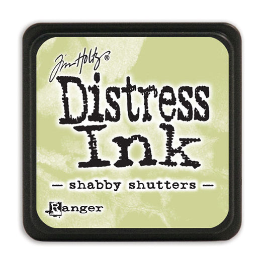 Distressed Mini Ink Pad - Shabby Shutters