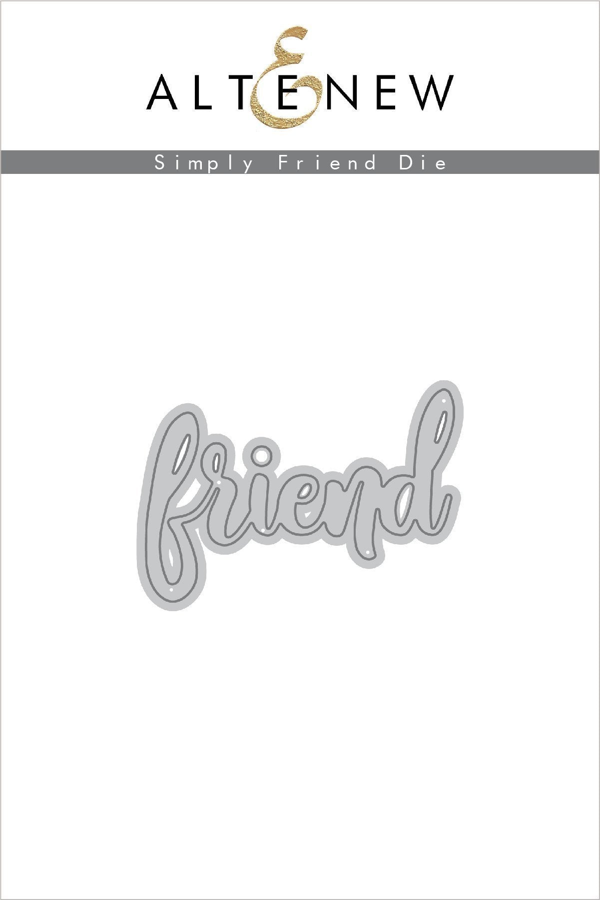 Altenew - Simply Friend (die)