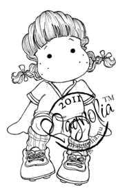 Magnolia Rubber Stamps - Soccer Tilda*