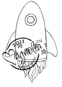 Magnolia Rubber Stamps - Starship*