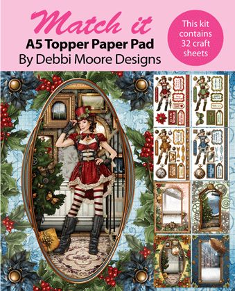 GACS6 - Debbi Moore Designs - Steampunk Christmas set 3