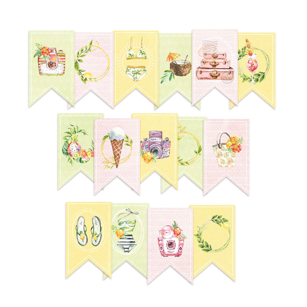 P13 - P13-SUN32 Paper die cut garland - Sunshine, 15pieces