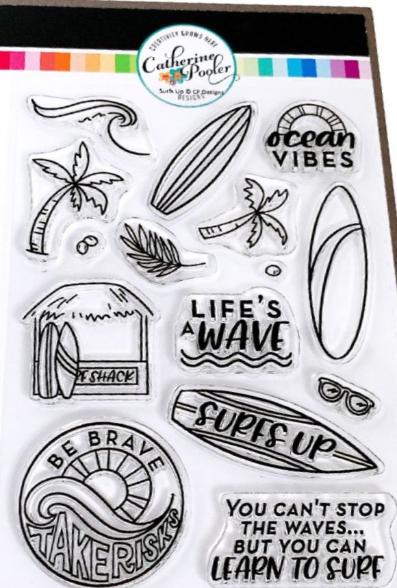 Catherine Pooler - Surfs Up stamp set