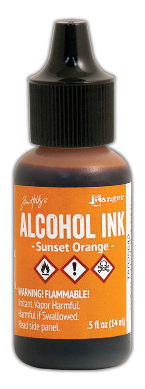 Alcohol Ink - Sunset Orange